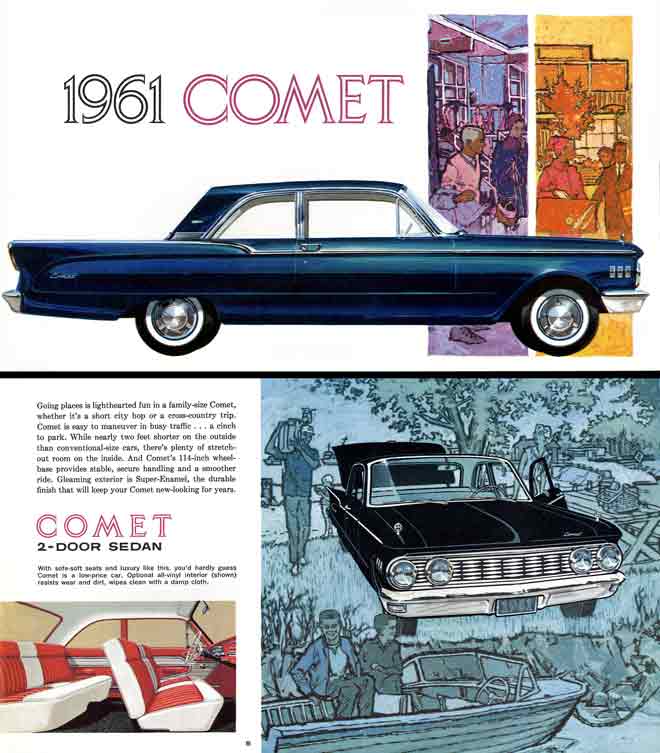 Mercury Comet 1961 - Fine Car Styling - Big Car Ride - Small Car Handling
