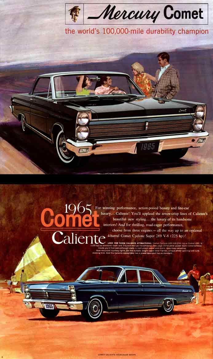 Mercury Comet 1965 - the world's 100,000-mile durability champion