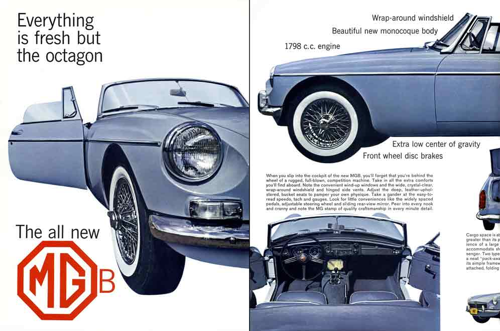 MGB (c1963) - Everything is fresh but the octagon - The all new MGB