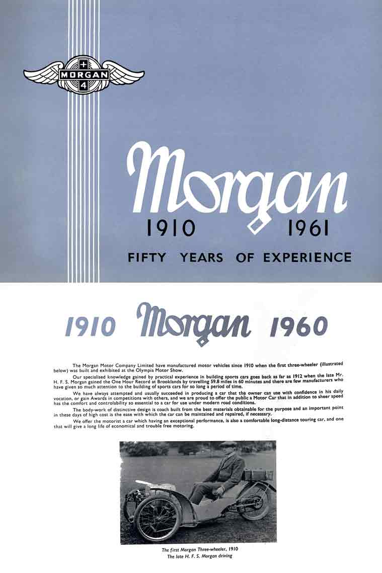 Morgan (c1961) - Morgan 1910-1961 Fifty Years of Experience