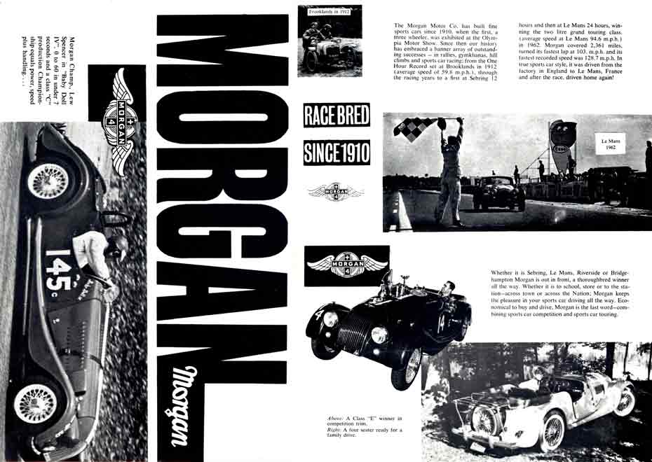 Morgan Mark IV Cabriolet Roadster Tourer (c1962)
