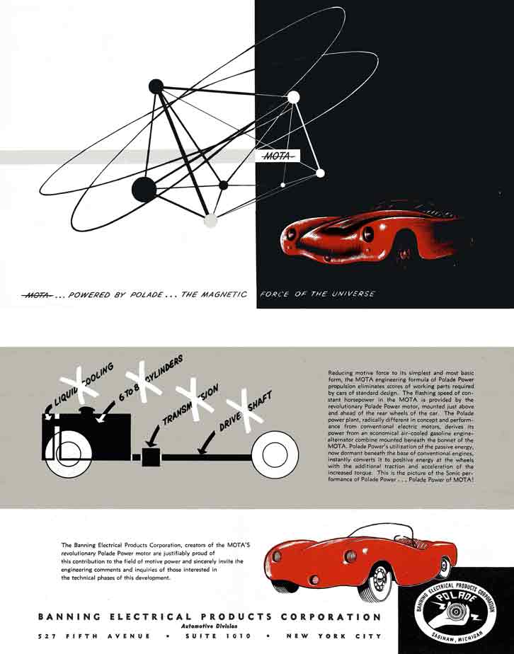Mota 1953 - Powered by Polade, The Magnetic Force of the Universe