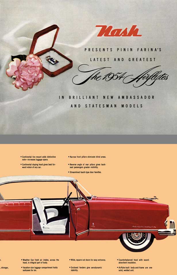 Nash 1954 - Nash Presents Pinin Farins's Latest & Greatest - The 1954 Airflytes in Brilliant New