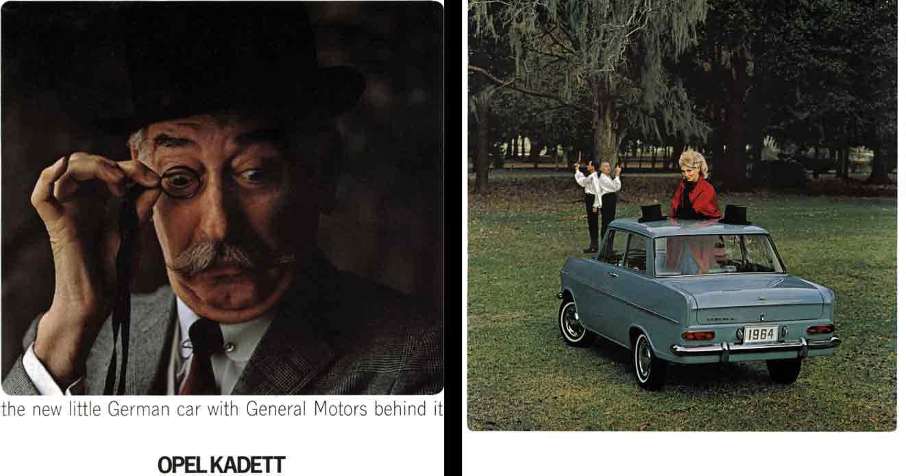 Opel Kadett 1964 - the new German car with General Motors behind it
