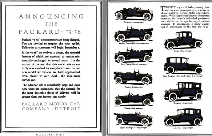 Packard 1915 - Announcing the Packard 