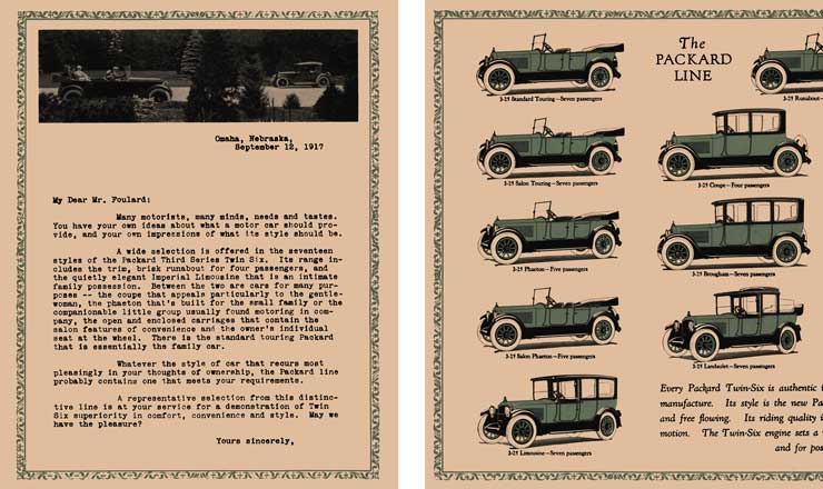 Packard 1918 - The Packard Line - Third Series Twin Six