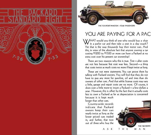 Packard 1930 - The Packard Standard Eight 7-26 & 7-33