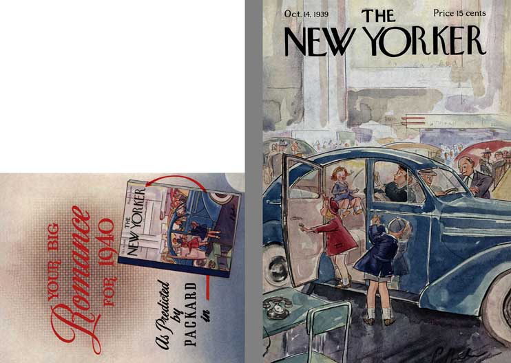 Packard 1940 - Your Big Romance for 1940 - As Predicted by Packard in - The New Yorker