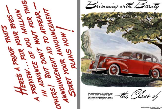 Packard 1941 - Here's a Proof That's A Preview � For Your Eyes