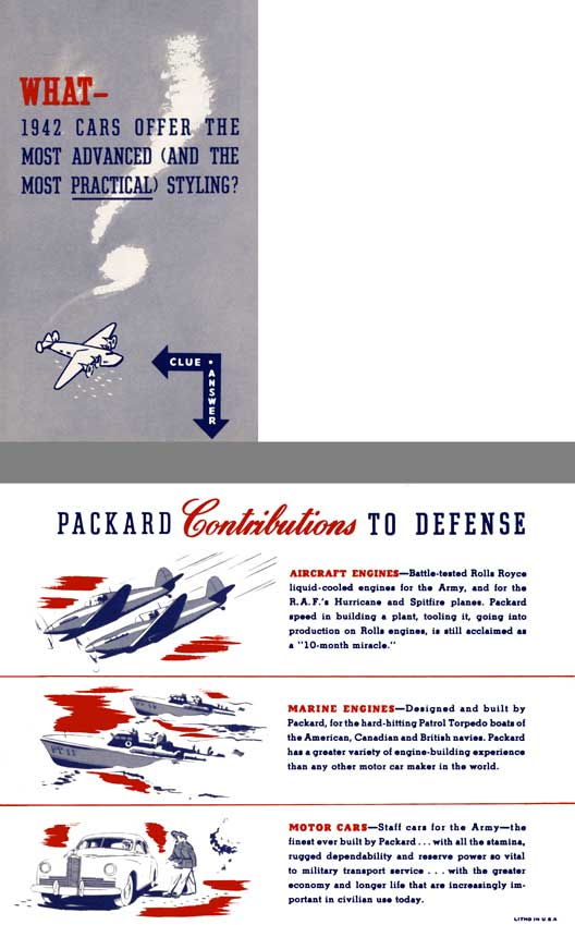 Packard 1942 - What- 1942 Cars Offer The Most Advanced (And The Most Practical) Styling?