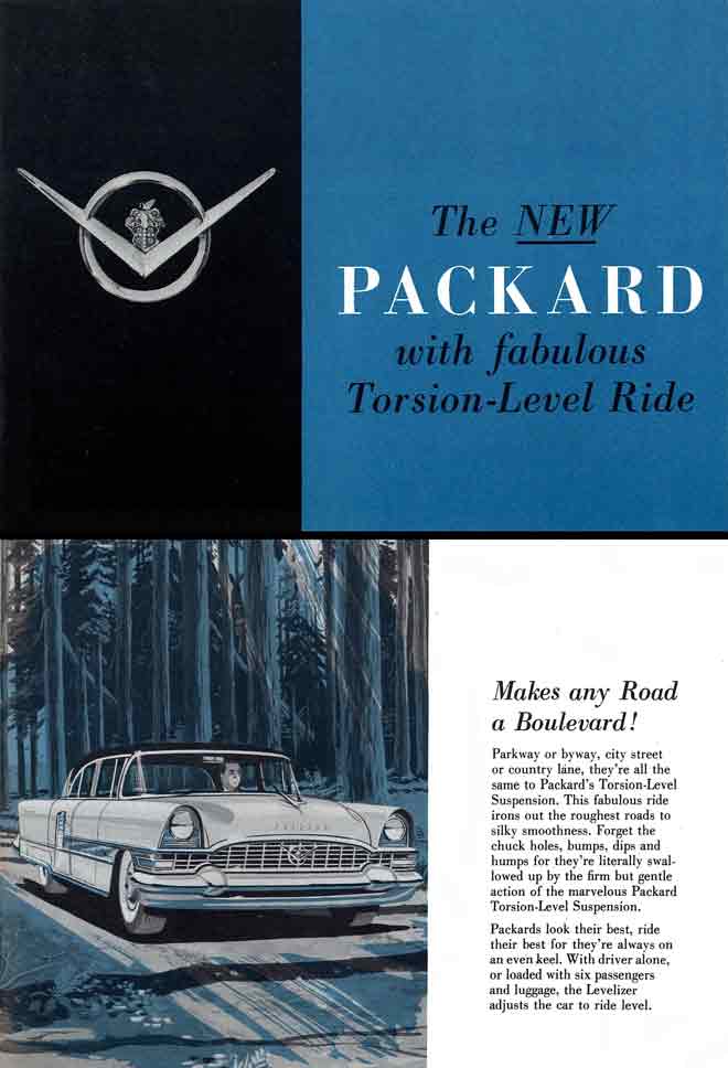 Packard 1955 - The New Packard with fabulous Torsion-Level Ride