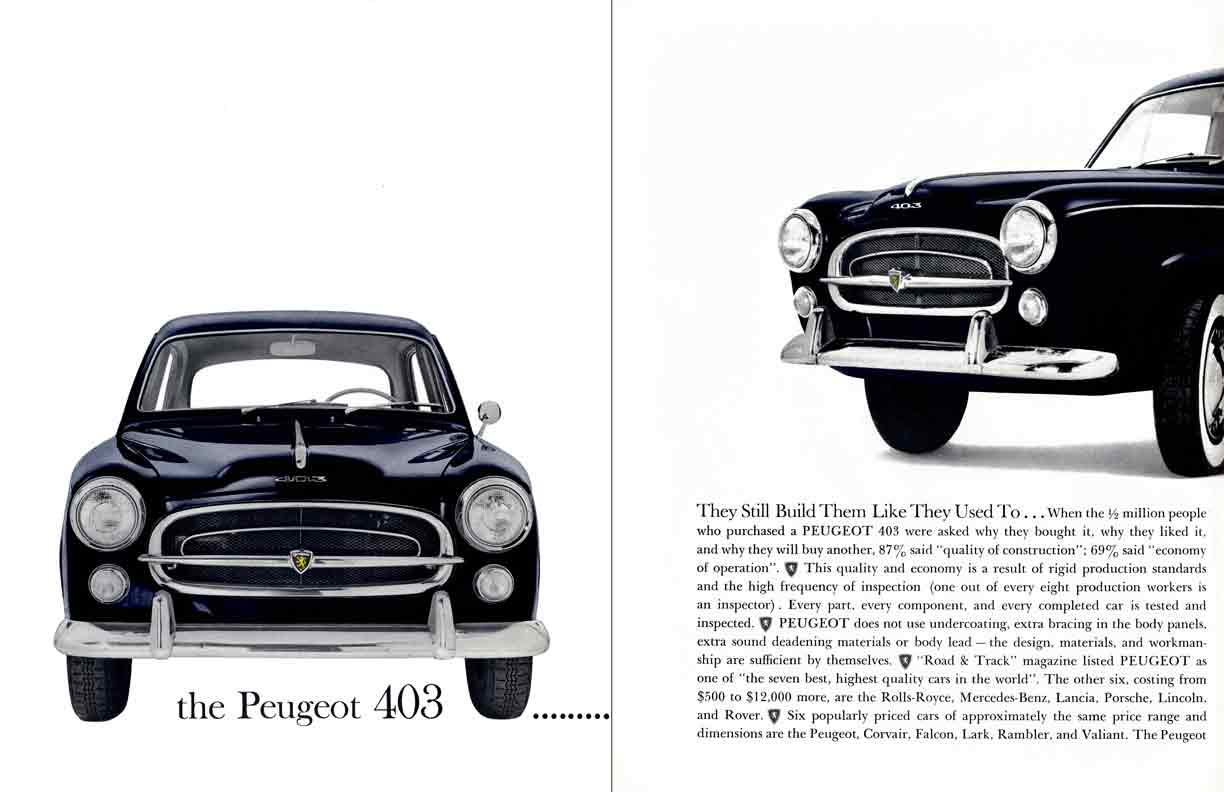 Peugeot 403 (c1963) - They Still Build Them Like They Used To