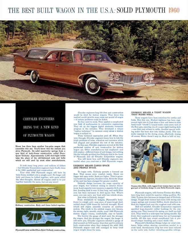 Plymouth Station Wagon 1960 - The Best Built Wagon in the USA - Solid Plymouth 1960