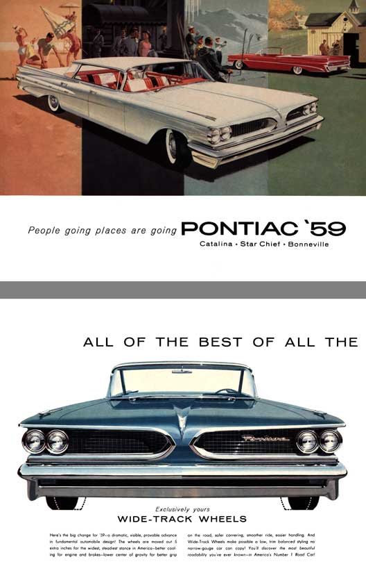 Pontiac 1959 - People are going places are going Pontiac '59