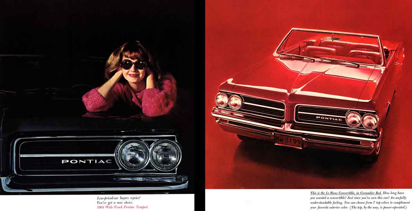 General Motors - Pontiac 1964 - Low Priced car buyers rejoice! - 1964 Wide Track Pontiac Tempest