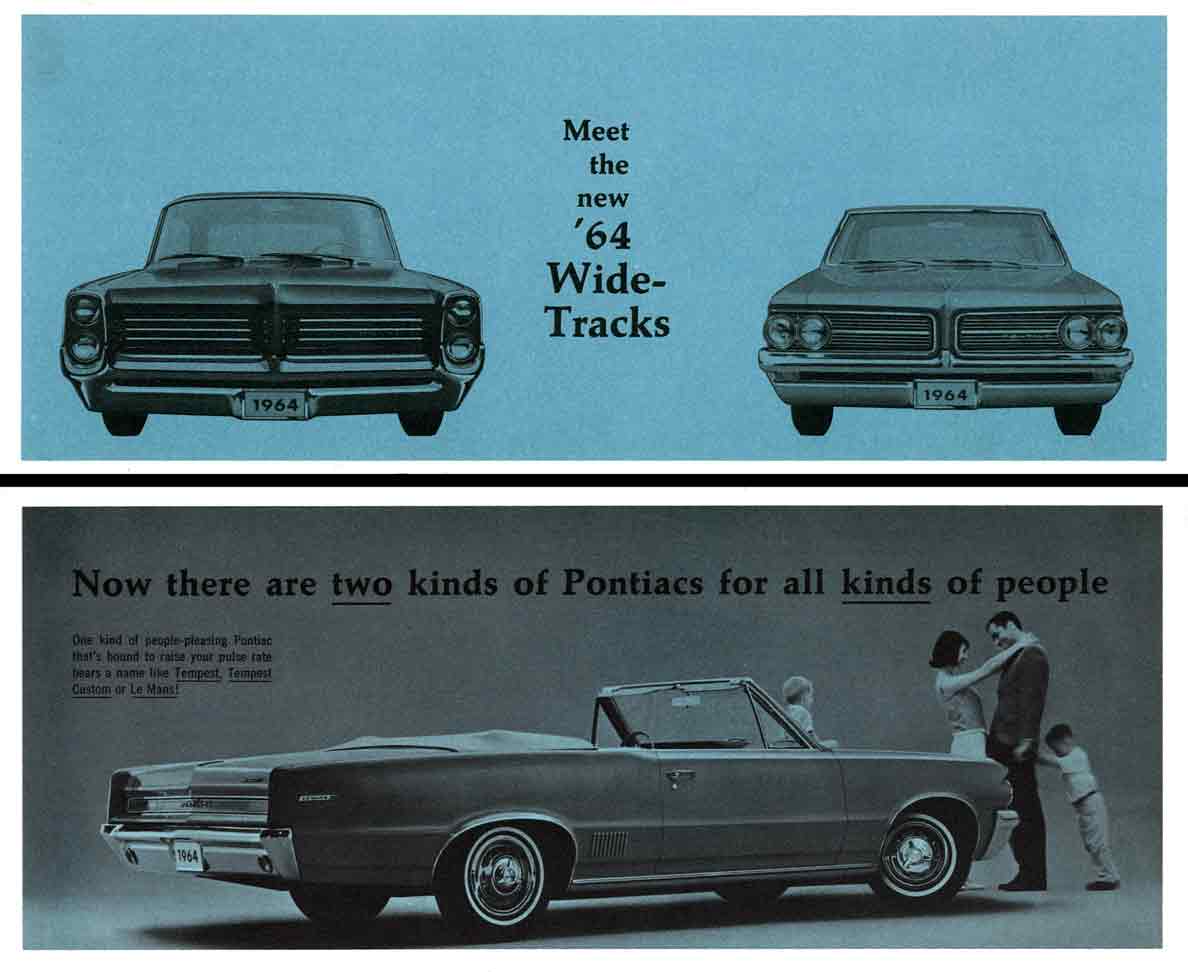 Pontiac 1964 - Meet the new '64 Wide Tracks