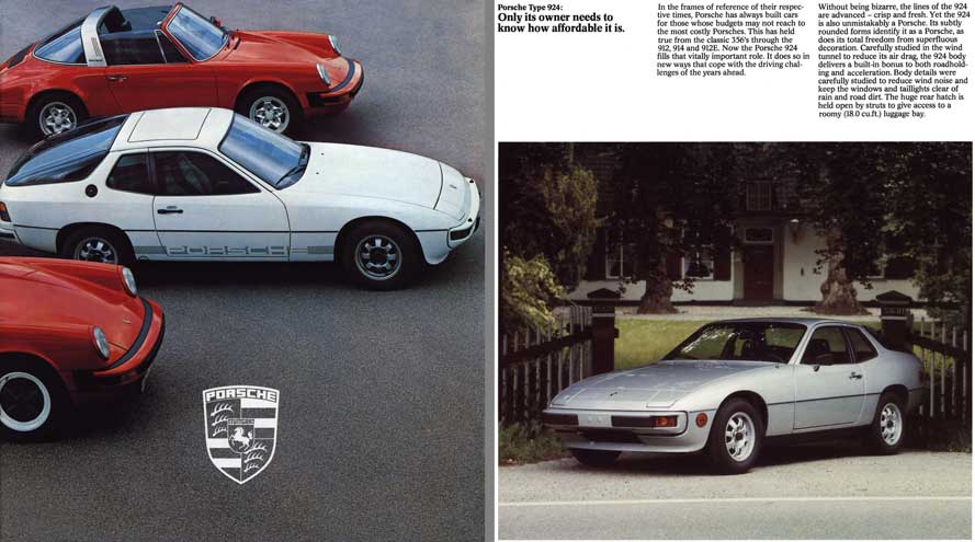 Porsche 1979 - Porsche 924, 911 SC and Turbo and 928