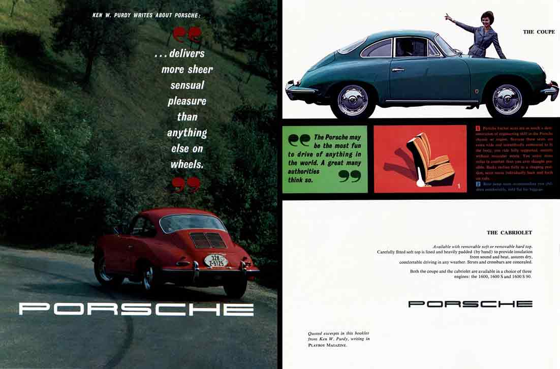Porsche  356B (c1960) - Ken W. Purdy writes Porsche