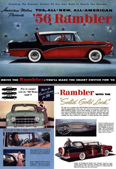 Rambler 1956 - American Motors Presents - The All-New, All-American 56 Rambler
