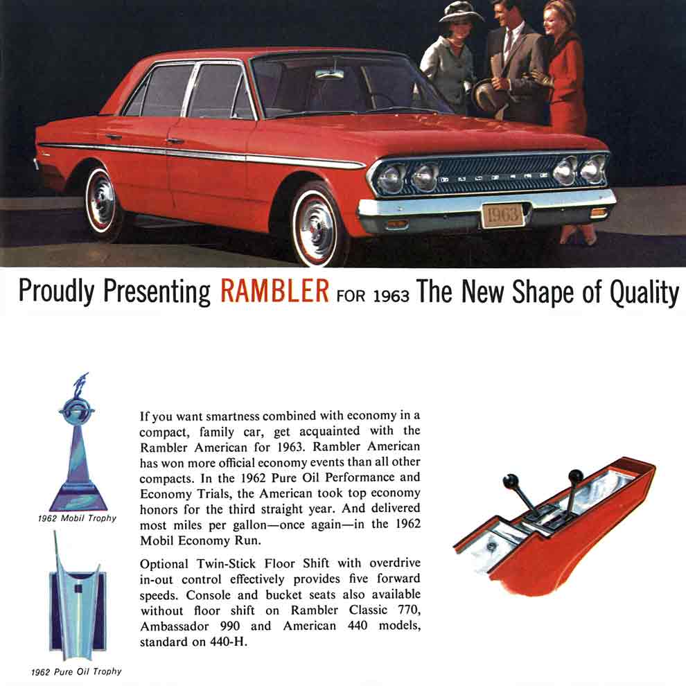 Rambler 1963 - Proudly Presenting Rambler for 1963 The New Shape of Quality