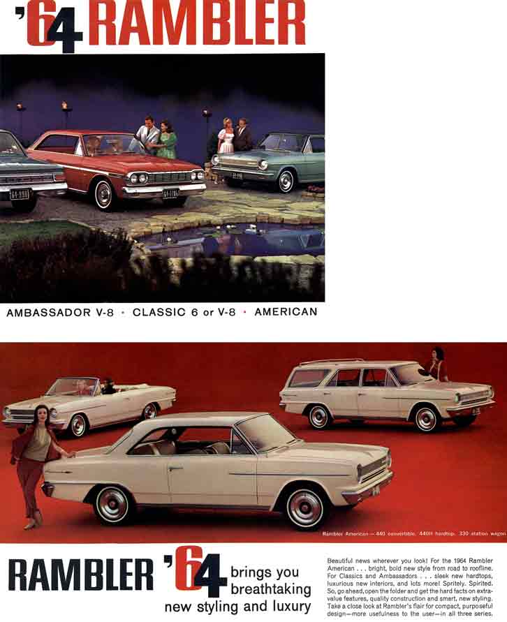 Rambler 1964 - '64 Rambler - Ambassador V-8, Classic 6 or V-8, American
