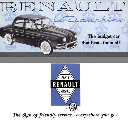 Renault 1959 - Renault La Dauphine - The Budget Car that Beats Them All