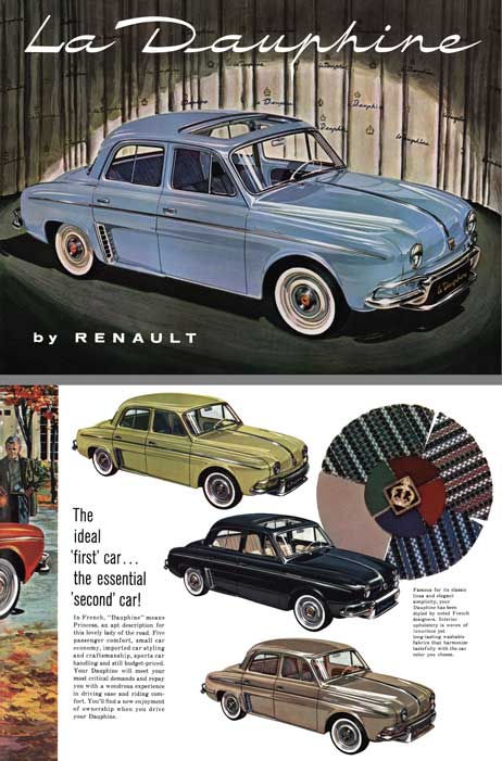 Renault La Dauphine (c1957) - La Dauphine by Renault