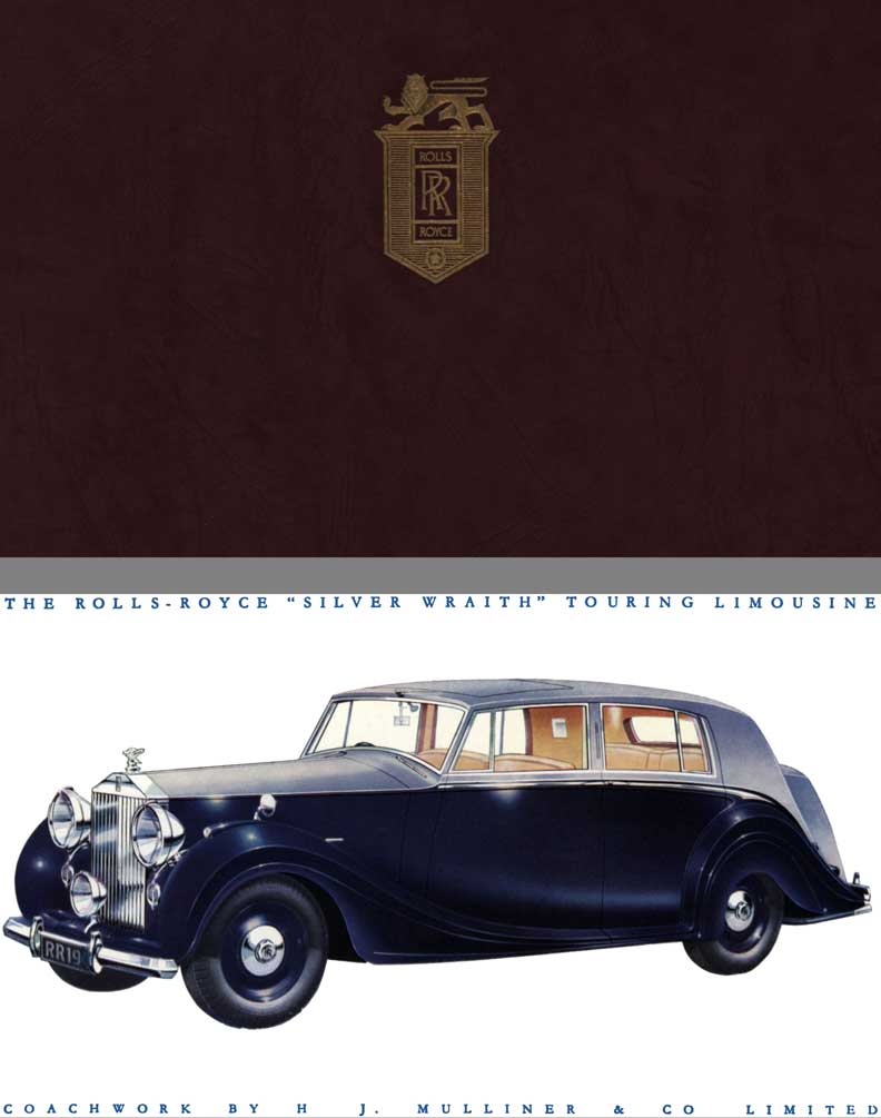 Rolls Royce 1953 - Rolls Royce Silver Wraith Abridged Particulars