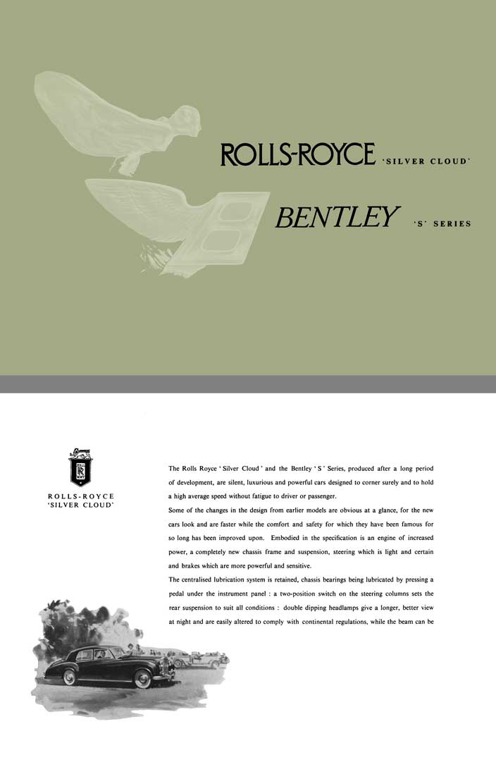 Rolls Royce 1956 - Rolls-Royce Silver Cloud - Bentley 'S' Series