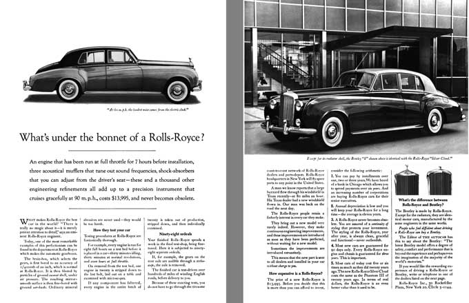 Rolls Royce 1959 - What's Under the Bonnet of a Rolls-Royce?