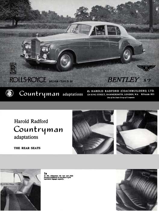 Rolls Royce 1962 - Rolls Royce Silver Cloud III & Bentley S '3' - Countryman Adaptations