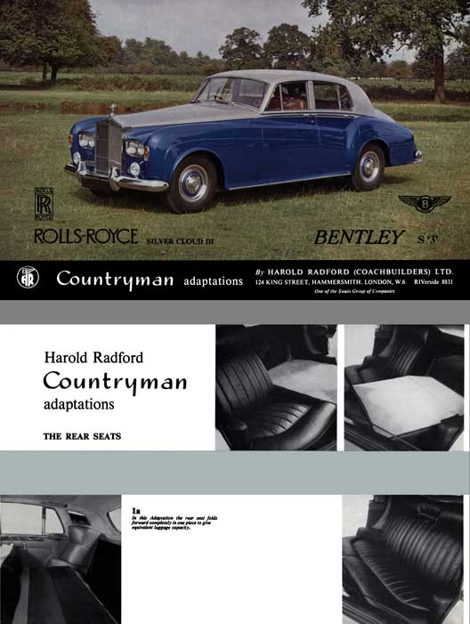 Rolls Royce 1962 - Rolls Royce Silver Cloud III & Bentley S '3' (Countryman Adaptations)