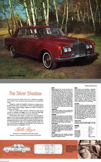 Rolls Royce c1960 - Rolls Royce Silver Shadow Saloon