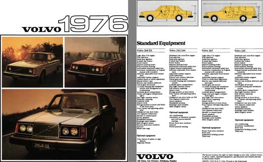 Volvo 1976 Brochure