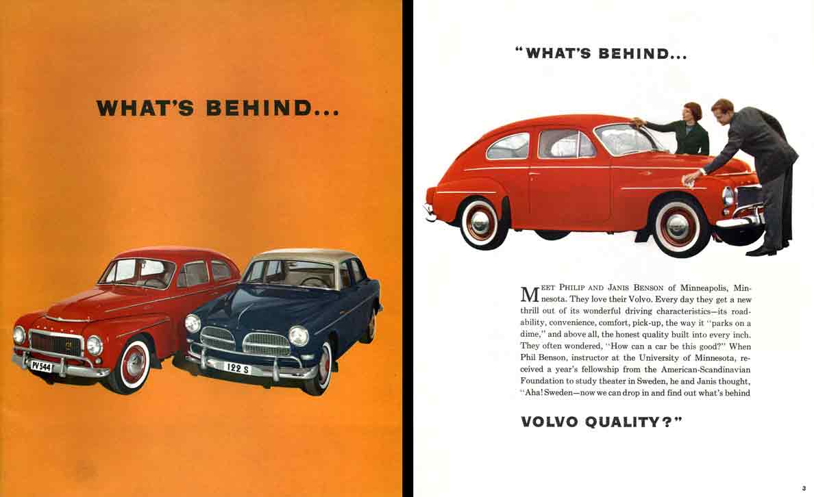 Volvo (c1960) - What's Behind - All this is behind world-famous Swedish quality